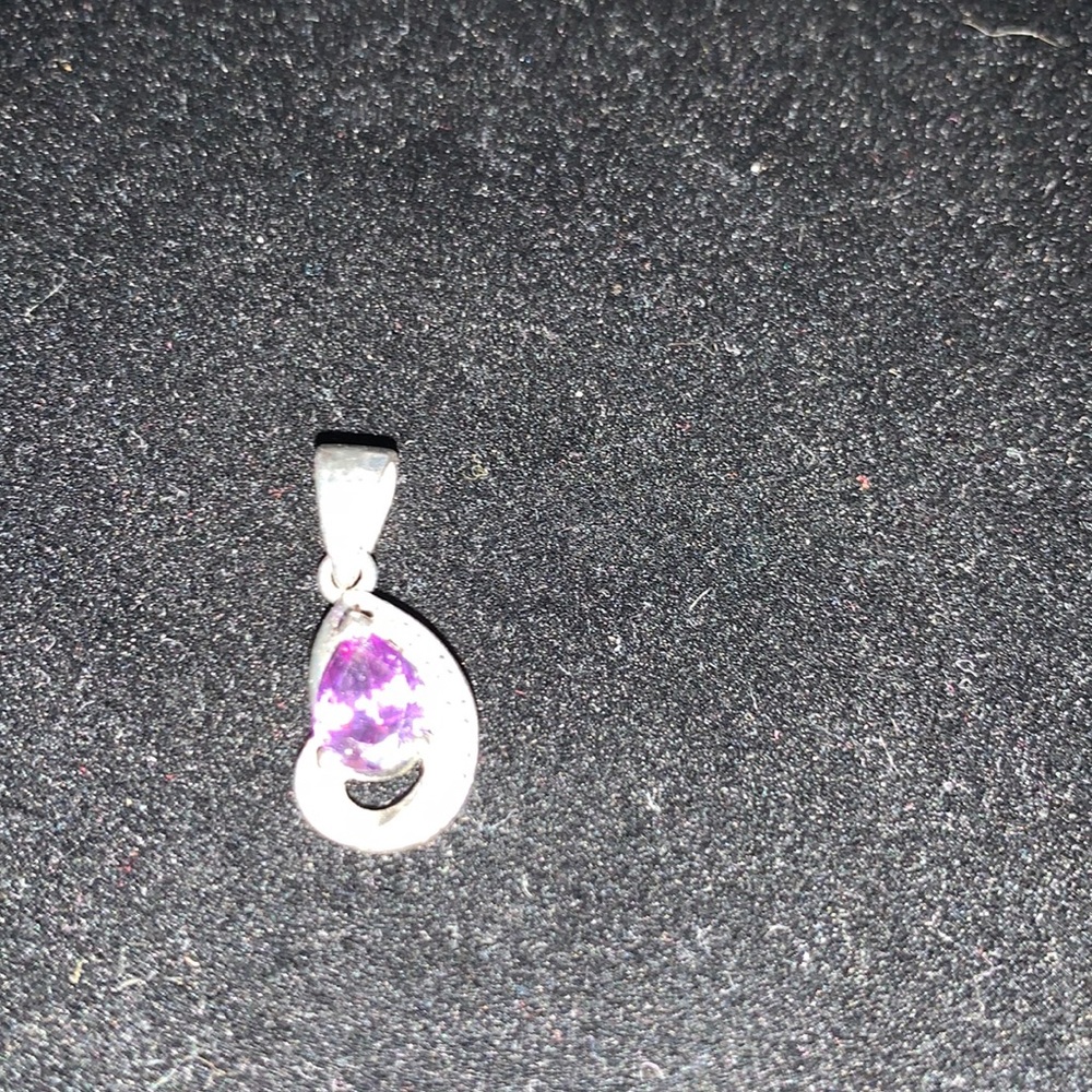 Amethyst Sterling Silver Pendant